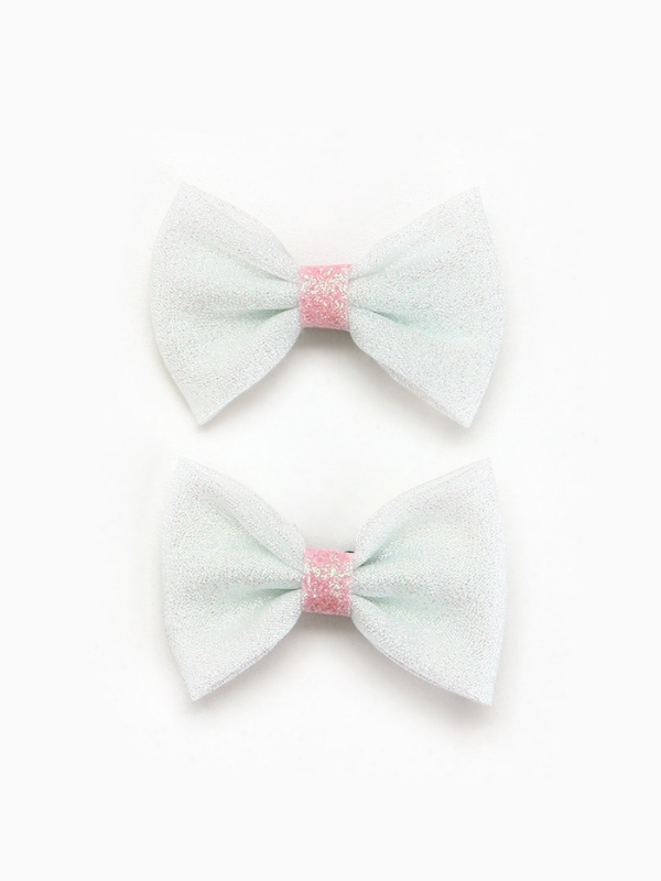 Бант для волос 2 шт, крабики «Милашке», 8 х 12,5 см Бант для волос 2 шт, крабики «Милашке», 8 х 12,5 см