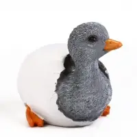 Садовая фигура 11 х 14 х 9 "Утенок в яйце"