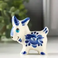 Статуэтка фарфоровая &laquo;Фигурка: Козочка Русская&raquo;, 6 см
