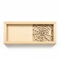 Вентиляционная решетка "Паутина" с задвижкой, 28х12 см