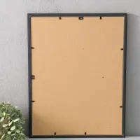 Фоторамка для фото 30х40 см "Oframe", пластик, чёрный, (пластиковый экран)