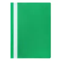 Набор папок-скоросшивателей А4, 5 штук, Calligrata, 180 мкм, с прозрачным верхом, зелёный