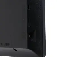 Часы электронные настенные, будильник, календарь, термометр, 20&times;3&times;33 см, красная индикация, черные