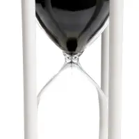 Песочные часы, на 60 минут, 10&times;10&times;20 см, деревянные, белые
