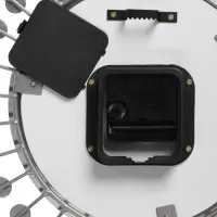 Часы настенные интерьерные &laquo;Ожеше&raquo;, серия: Ажур, бесшумные, плавный ход, d=60 см, циферблат d=22 см, от батарейки 1&times;АА