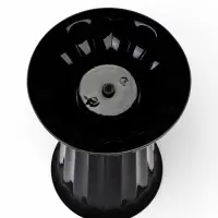 Ваза для цветов, 17 л, d=29 см, h=52 см, пластиковая, чёрная