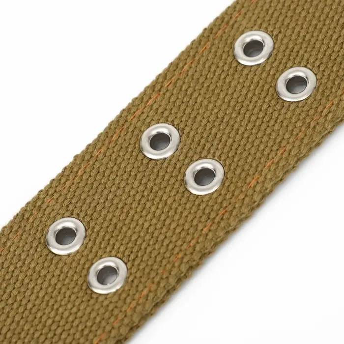 Брезентовый ошейник, 84&times;4.5 см, двухслойный, цвет песочный