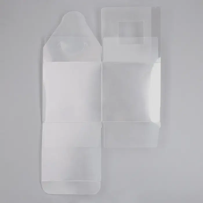 Складная коробка из PVC, прозрачная, 7&times;7&times;7 см