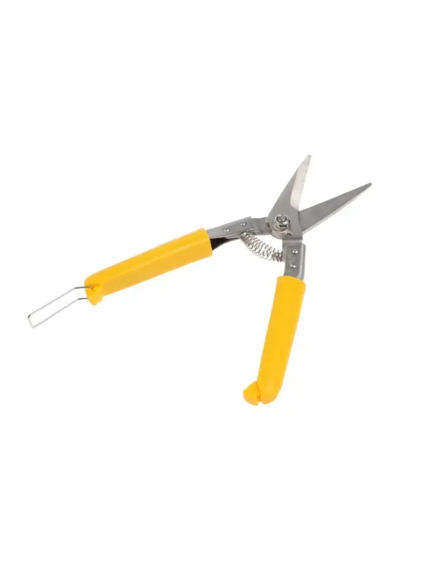 Ножницы по металлу ТУНДРА, авторазжим, пластиковые рукоятки, прямой рез, 200 мм