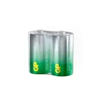 Батарейка алкалиновая GP Super, D, LR20-2BL, 1.5 В, спайка, 2 шт.