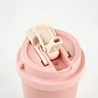 Термостакан с веревочкой "Список дел" розовая, 500мл Термостакан с веревочкой "Список дел" розовая, 500мл