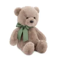 Мягкая игрушка "Медвежонок Тёпа с зеленым бантом", мокко, 33 см OT8015/33-4