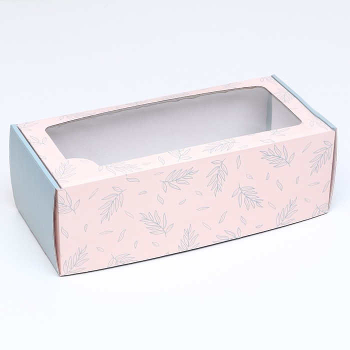 Коробка самосборная, с окном, "Легкость" 16 х 35 х 12 см  набор 5 шт