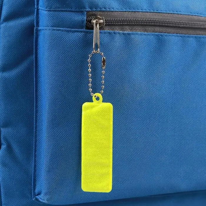 Светоотражающий элемент «Прямоугольник», 2,5 × 7 см, цвет МИКС Светоотражающий элемент «Прямоугольник», 2,5 × 7 см, цвет МИКС