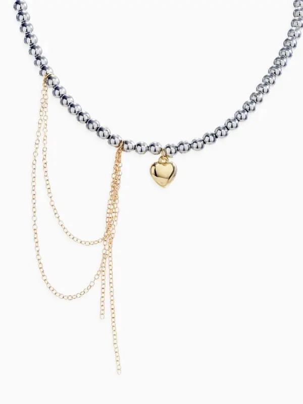 Набор 2 предмета: колье, серьги Набор 2 предмета: колье, серьги "Трансформеры" водопад, цветной