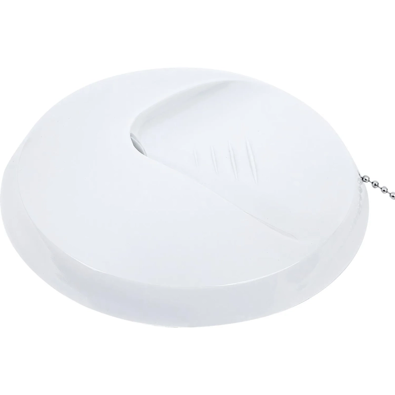 Ручка шариковая на подставке на липучке KP1009 в держателе с цепочк цв.бел