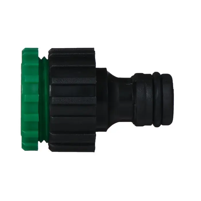 Штуцер, внутренняя резьба 1/2 Штуцер, внутренняя резьба 1/2"–3/4", быстросъёмное соединение, пластик, МИКС, Greengo