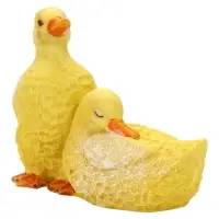 Садовая фигура из полистоуна &laquo;Утята&raquo;, 19&times;8&times;17 см