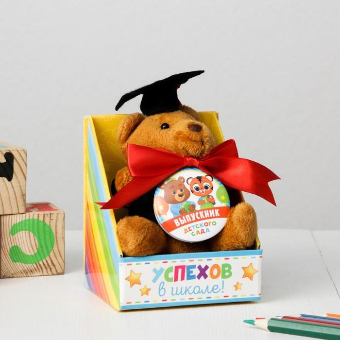 Мягкая игрушка и орден на Выпускной «Выпускник детского сада», подарочный набор Мягкая игрушка и орден на Выпускной «Выпускник детского сада», подарочный набор
