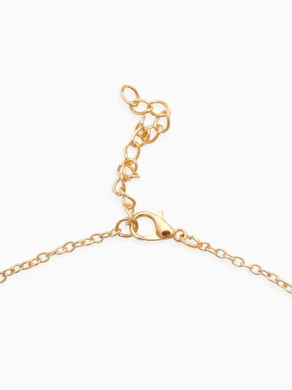 Кулон на цепочке &laquo;Вишенка граненая&raquo;, 44 см, d=10 и 6, красный в золоте