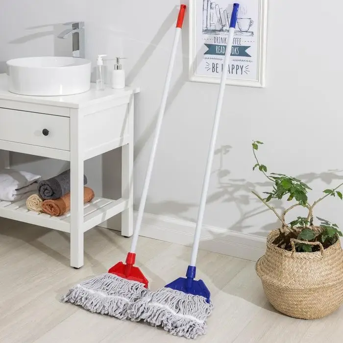 Швабра для мытья пола Доляна, насадка х/б 20 см, 260 г, металлическая ручка 127 см, МИКС Швабра для мытья пола Доляна, насадка х/б 20 см, 260 г, металлическая ручка 127 см, МИКС