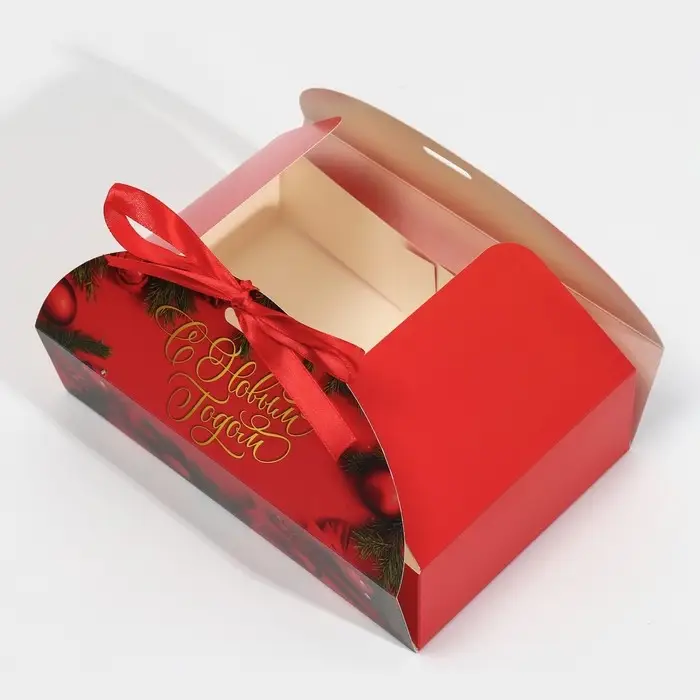 Коробка новогодняя складная «Новогоднее фото», 22 х 15 х 6 см, Новый год Коробка новогодняя складная «Новогоднее фото», 22 х 15 х 6 см, Новый год