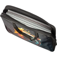 Папка для тетрадей школьн.А4 с ручк+ тверд.дно,ШИРОКАЯ ПШ-11,ОГНЕННЫЕ ИГРЫ