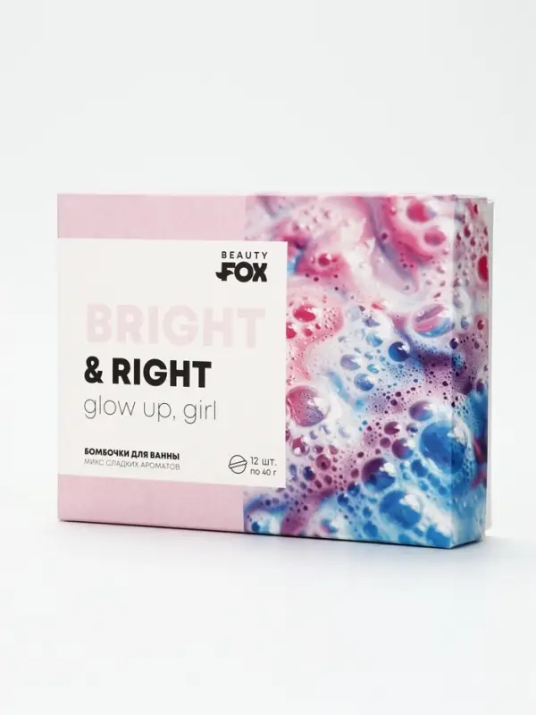 Набор бомбочек для ванны &laquo;Для самой яркой&raquo;, 12 шт. х 40 г, BEAUTY FOX