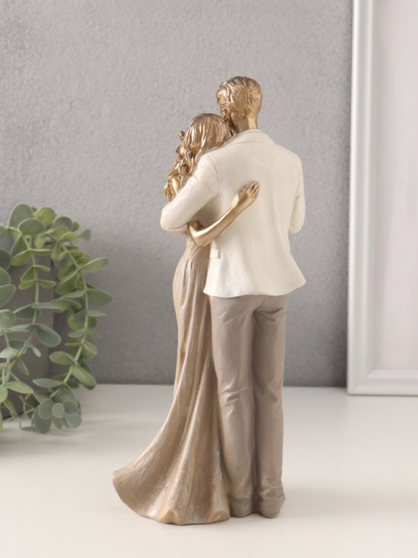 Сувенир полистоун  Сувенир полистоун "Красивая пара" 11,5х7,5х24 см