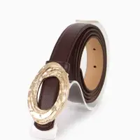 Ремень жен 04-01-01-04, Июнь2513, 2,4*0,3*110 см, без винта, пряж золото, гвоздик, корич Ремень жен 04-01-01-04, Июнь2513, 2,4*0,3*110 см, без винта, пряж золото, гвоздик, корич