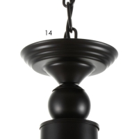 Люстра "Амалия" 6хЕ14 40Вт черный 75х75х60-67см BayerLux