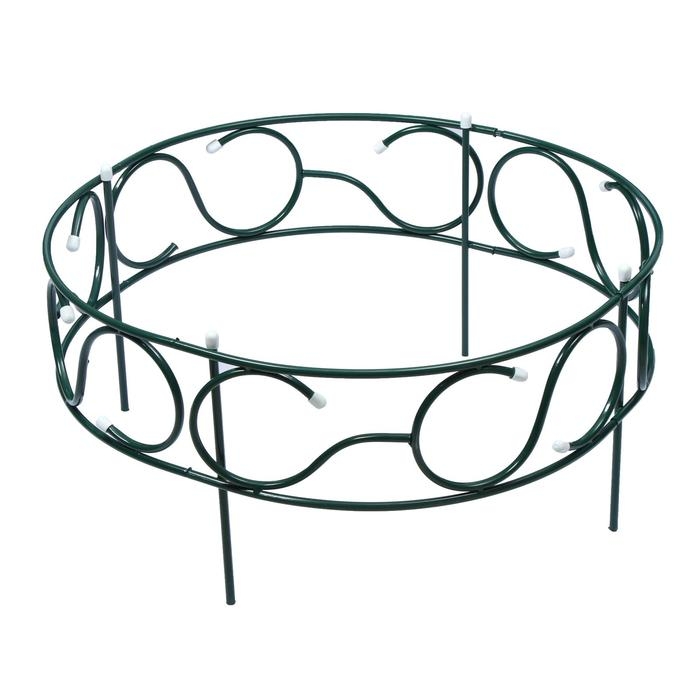 Грядка оцинкованная, 70 × 70 × 30 см, зелёная, «Декоративная» Грядка оцинкованная, 70 × 70 × 30 см, зелёная, «Декоративная»