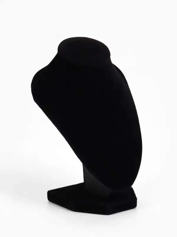 Бюст для украшений QF, 10&times;9&times;15 см, h=15 см, чёрный