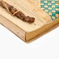 Блокнотик плетёный, 48 листов, 14×18×2 см, красно-синий-зелёный Блокнотик плетёный, 48 листов, 14×18×2 см, красно-синий-зелёный