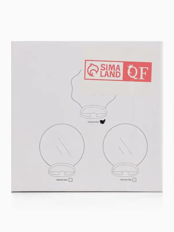 Зеркало настольное, декоративное, 18&times;17.5 см, (d=17.5 см), МИКС