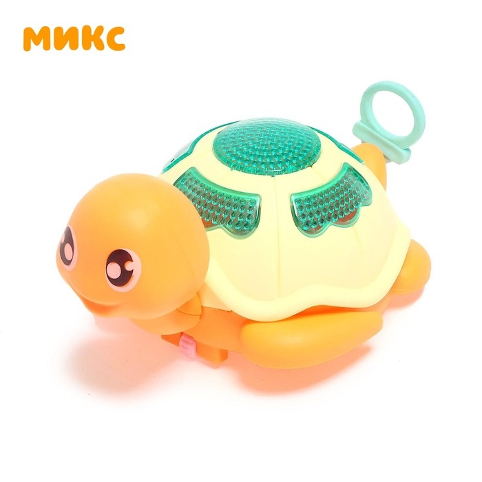 Игрушка заводная «Черепаха», световые эффекты, цвета МИКС Игрушка заводная «Черепаха», световые эффекты, цвета МИКС