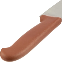 Нож универсальный  лез 200 мм  толщ 2 мм  3Cr13  корич пластиковая ручка