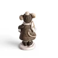 Фигурка &laquo;Мышка с подарком&raquo;, 3.2&times;3&times;8.2 см