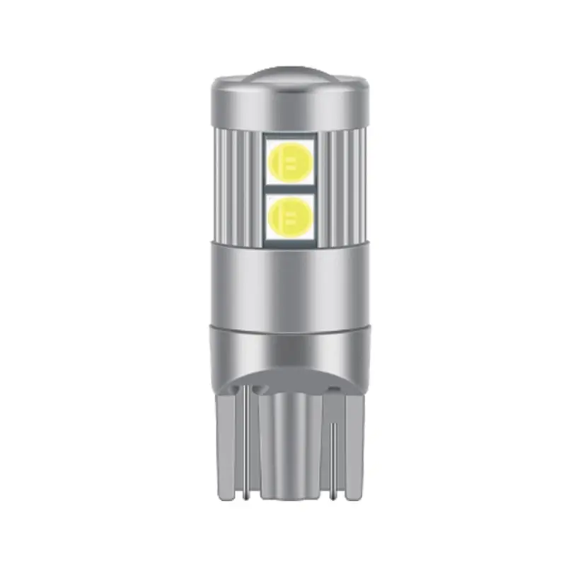 T126 T10/белый/ (W2.1x9.5d) CANBUS 9SMD 3030 12-24V W5W коробка 2 шт.
