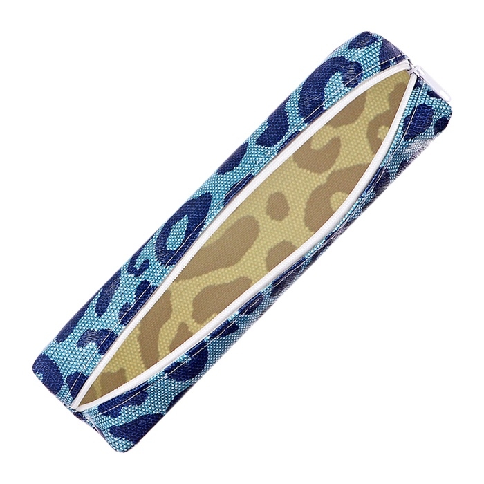 Пенал школьный «Леопард», на молнии, МИКС Пенал школьный «Леопард», на молнии, МИКС