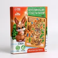 Картина пластилином &laquo;Новый год! Зайка&raquo;, набор для творчества