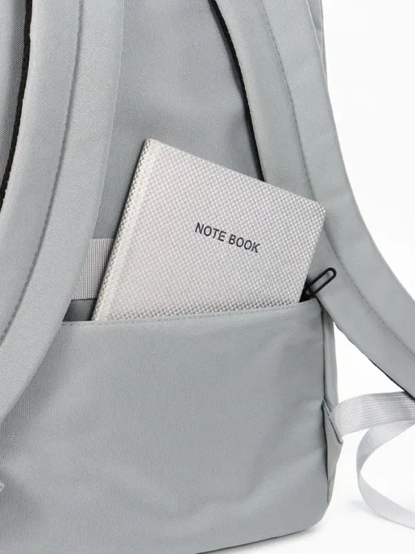 Рюкзак школьный, 1 отделение, 5 карманов, 28&times;9.5&times;42 см, серый