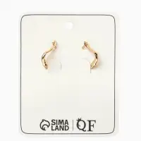 Серьги с жемчугом &laquo;Грейс&raquo;, две бусины, белые в золоте, шар №20