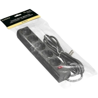 Сетевой фильтр ExeGate SP-5-10B 5р/10м, 10А/2,2кВт, черный(EX279181RUS)