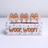 Коробка для макарун кондитерская, упаковка, «WOOF», 18 х 5,5 х 5,5 см