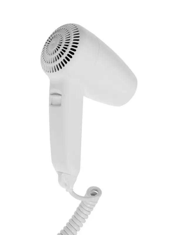 Фен LGE-006, 1300 Вт, настенный, 2 скорости, крепление, белый