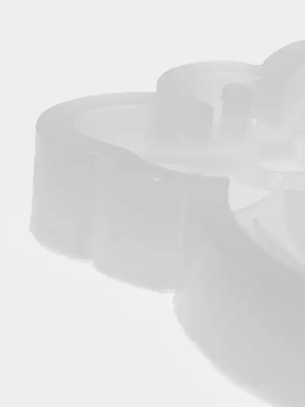 Молд для заливки новогодний &laquo;Ёлочные игрушки&raquo;, 3 ячейки, силикон, прозрачная