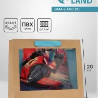 Пакет с PVC окном, &laquo;Мужской&raquo;, 24&times;11&times;20 см