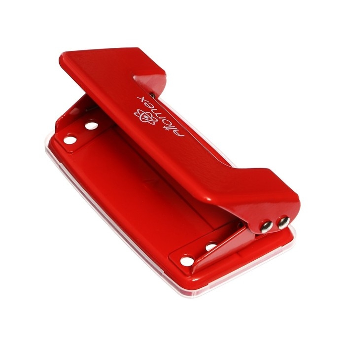 Дырокол металлический 10 листов, Attomex, красный Дырокол металлический 10 листов, Attomex, красный