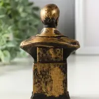 Бюст декоративный &laquo;Дзержинского Ф.Э.&raquo;, гипсовый, 12&times;7.5&times;4.5 см